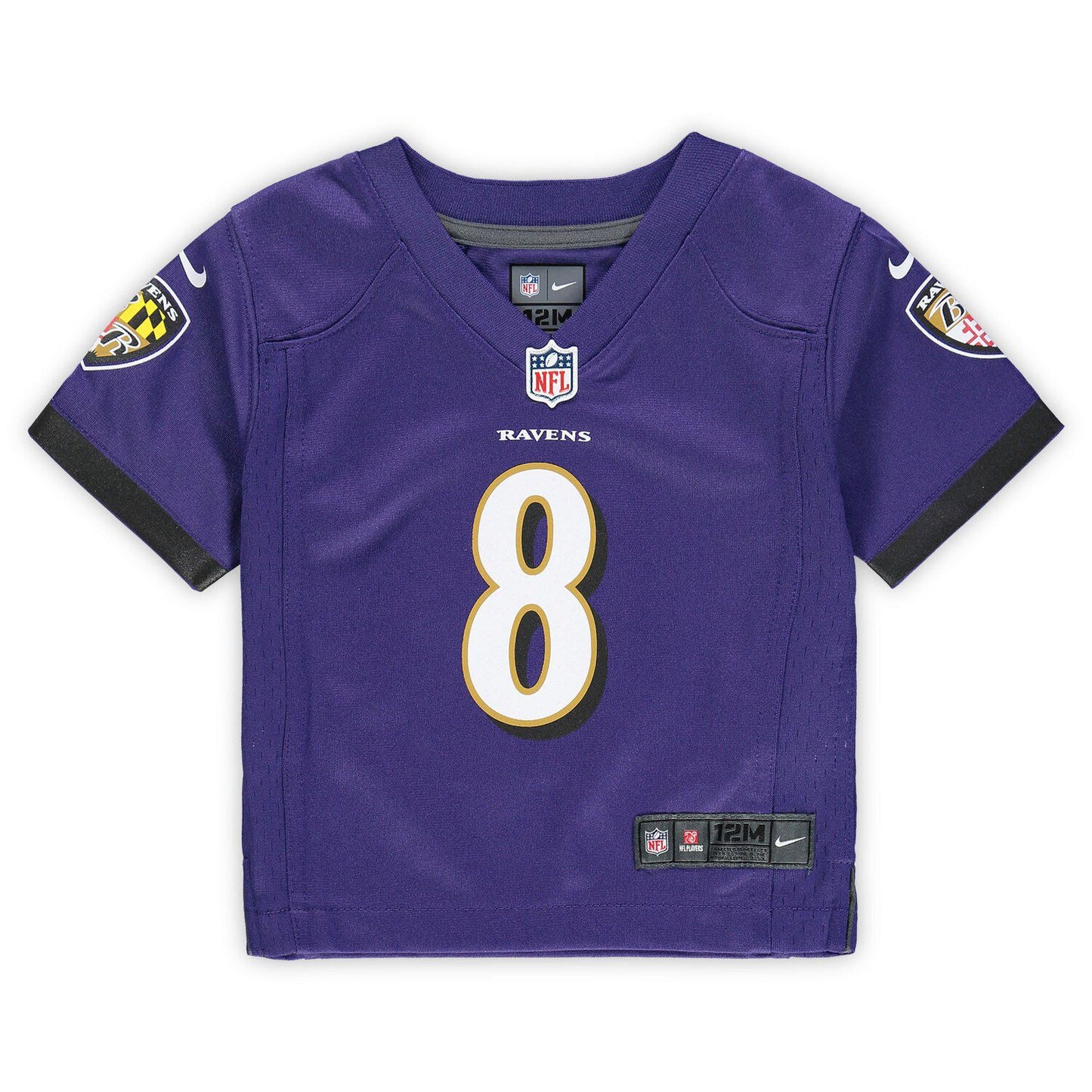 Infant Nike Lamar Jackson Purple Baltimore Ravens Game Jersey