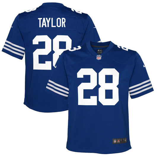 Youth Nike Jonathan Taylor Royal Indianapolis Colts Alternate Game Jersey