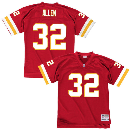 Men's Mitchell & Ness Marcus Allen Red Kansas City Chiefs Retired Player Legacy Replica Jersey