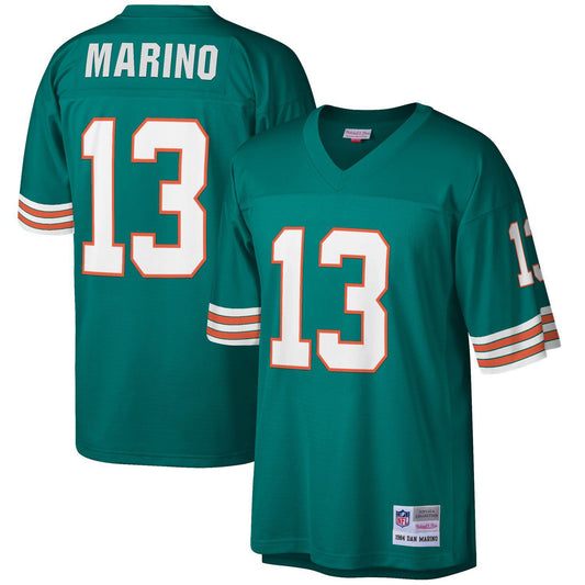 Men's Mitchell & Ness Dan Marino Aqua Miami Dolphins Retired Player Legacy Replica Jersey