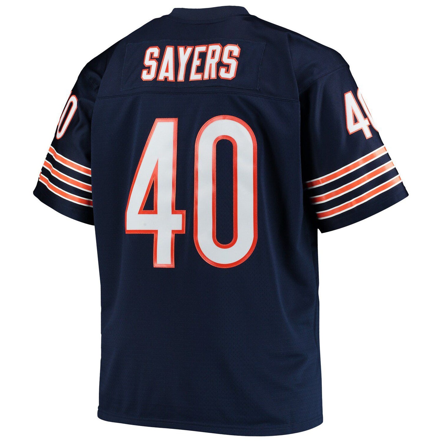 Men's Mitchell & Ness Gale Sayers Navy Chicago Bears Big & Tall 1969 Retired Player Replica Jersey