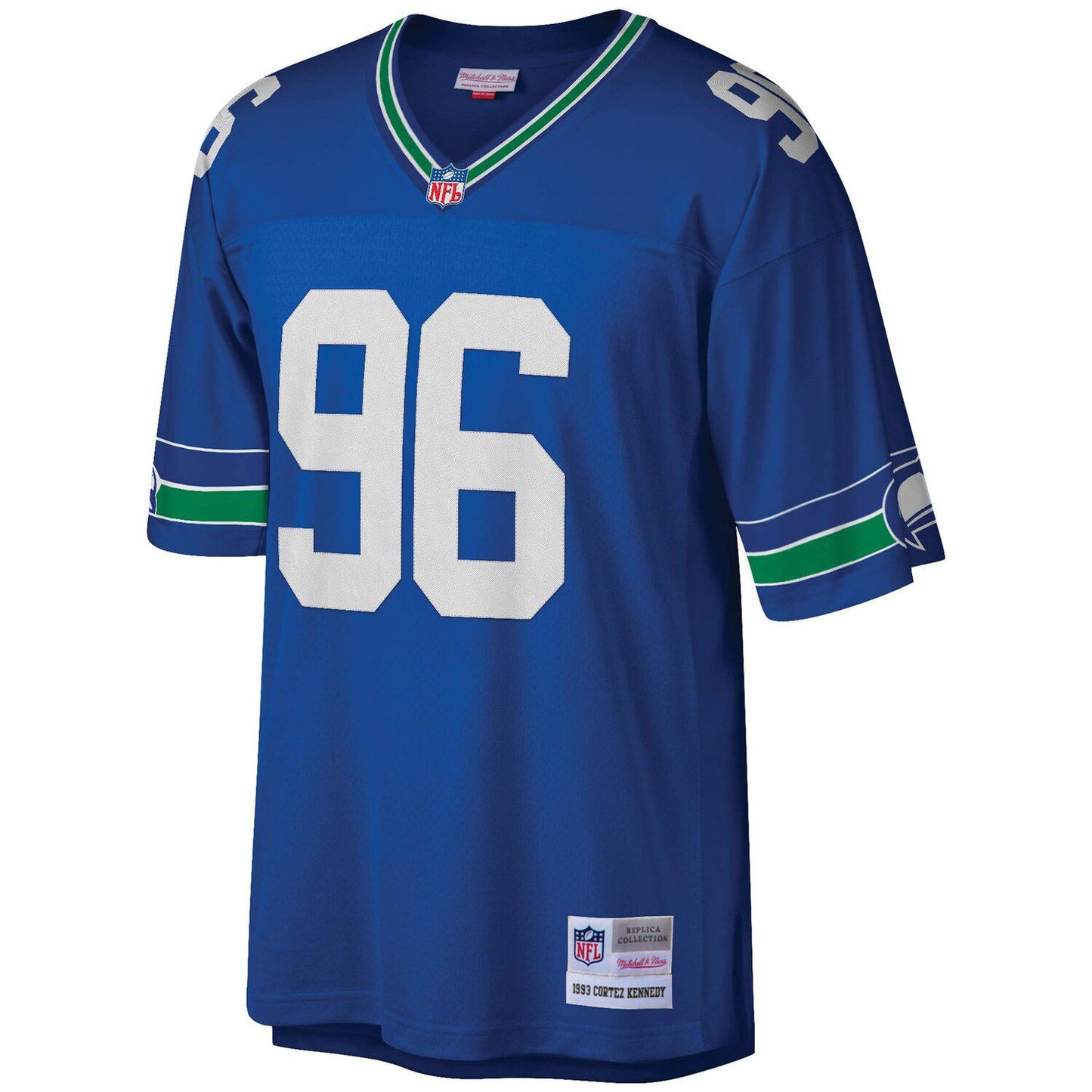 Men's Mitchell & Ness Cortez Kennedy Royal Seattle Seahawks Legacy Replica Jersey