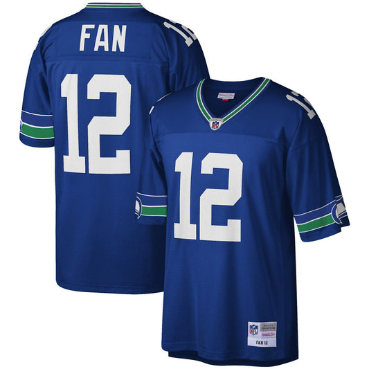 Men's Mitchell & Ness 12s Royal Seattle Seahawks Legacy Replica Jersey