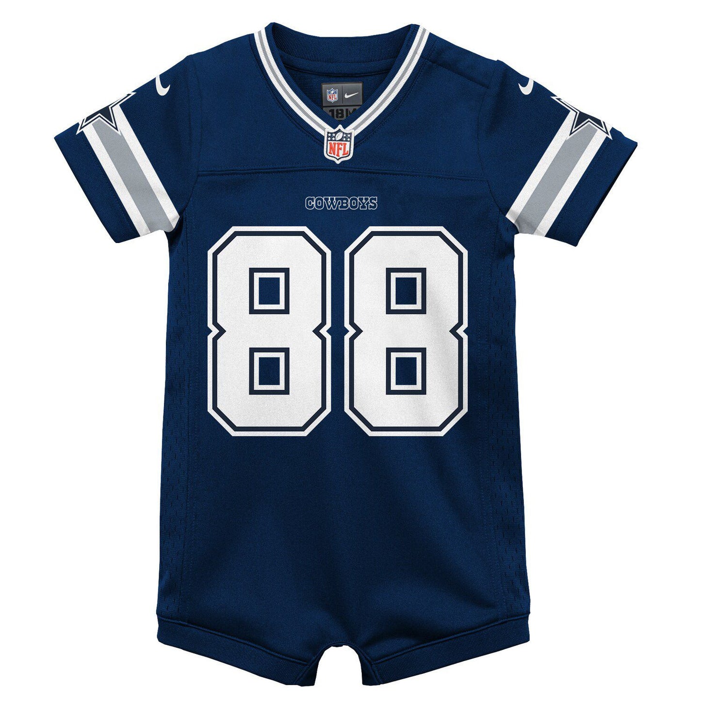 Infant Nike CeeDee Lamb Navy Dallas Cowboys Game Jersey Romper