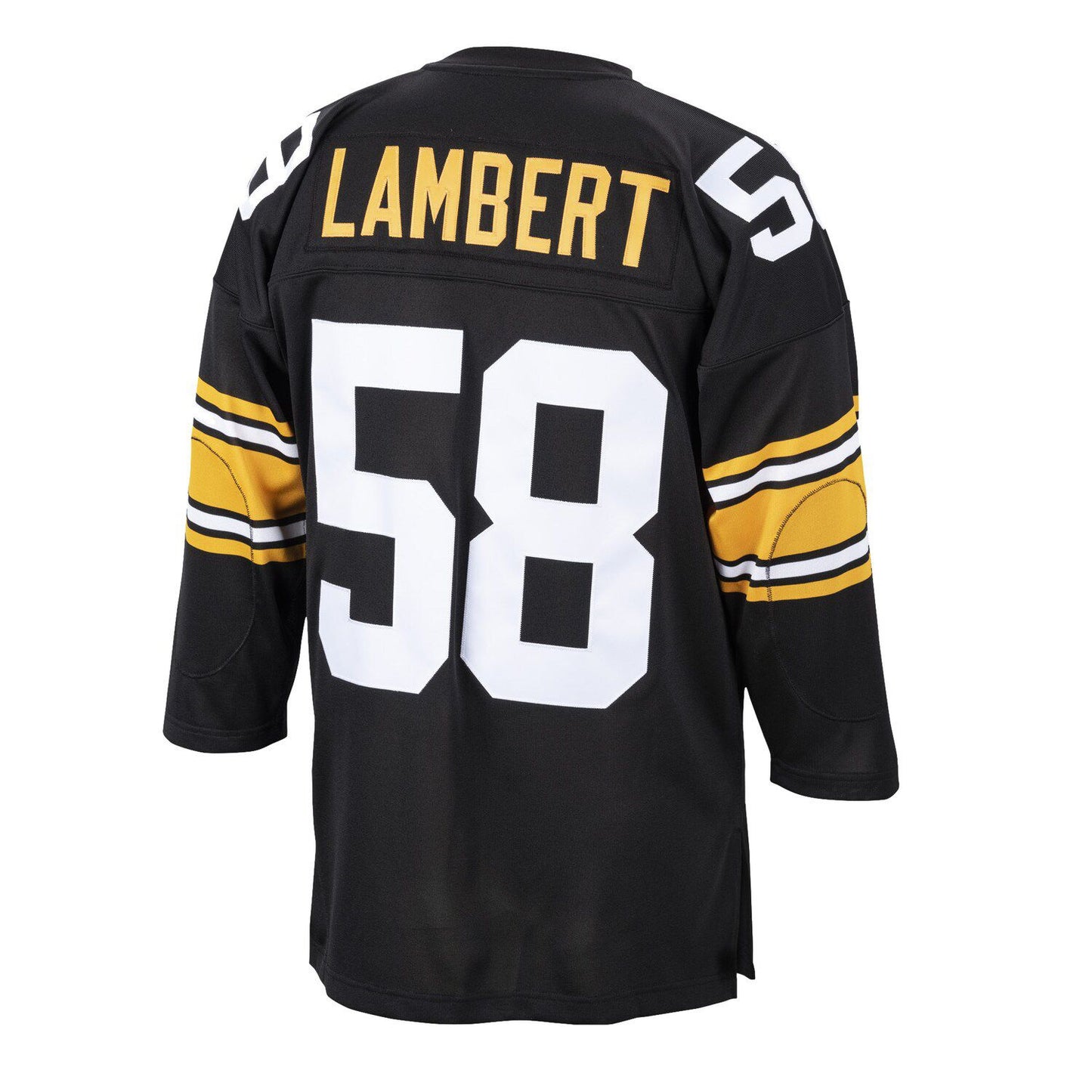 Men's Mitchell & Ness Jack Lambert Black Pittsburgh Steelers 1975 Authentic Retired Player Jersey