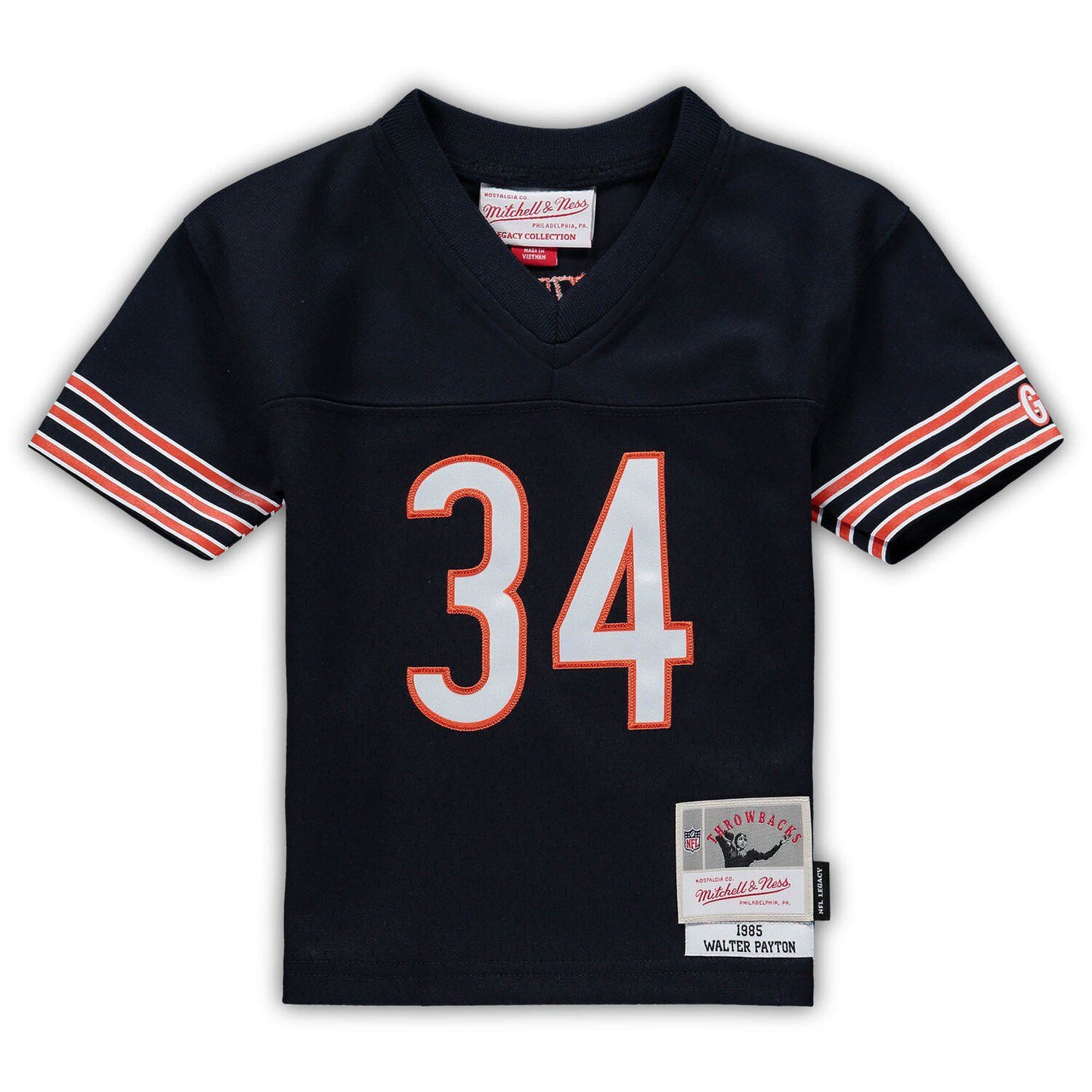 Infant Mitchell & Ness Walter Payton Navy Chicago Bears 1985 Retired Legacy Jersey