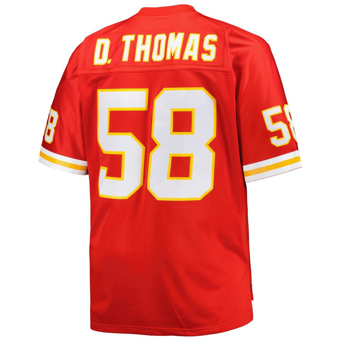 Men's Mitchell & Ness Derrick Thomas Red Kansas City Chiefs Big & Tall 1994 Retired Player Replica Jersey