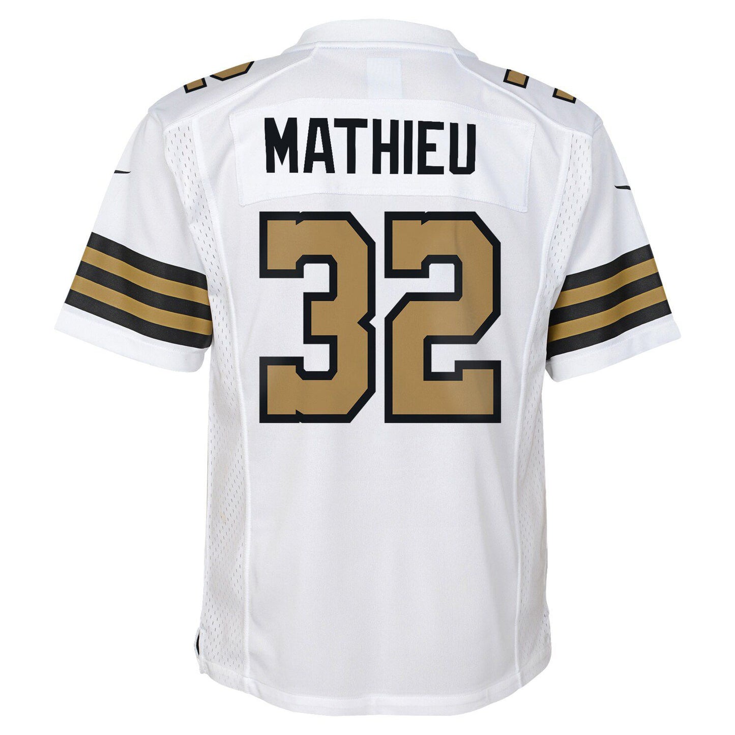 Youth Nike Tyrann Mathieu White New Orleans Saints Team Game Jersey