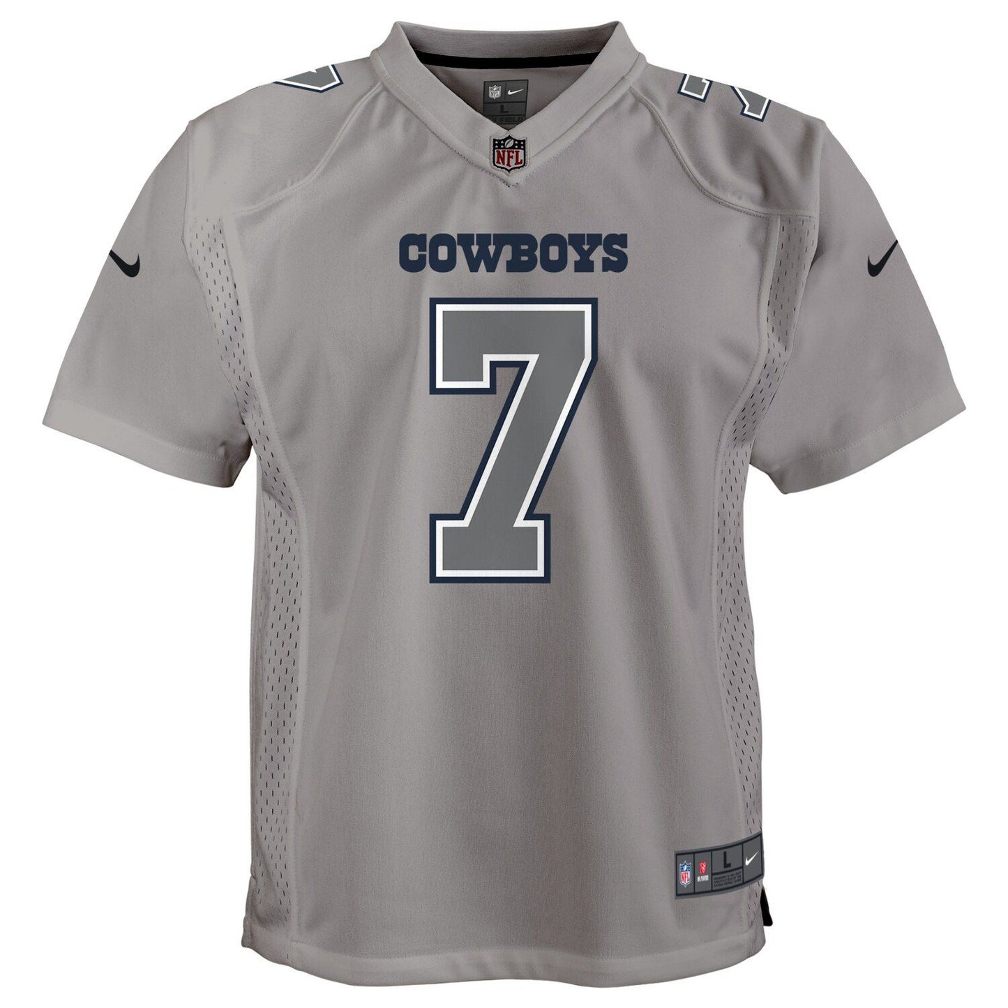 Youth Nike Trevon Diggs Gray Dallas Cowboys Atmosphere Game Jersey