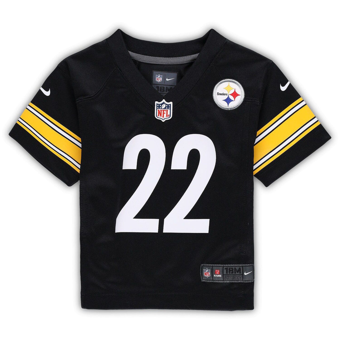 Infant Nike Najee Harris Black Pittsburgh Steelers Player Game Jersey