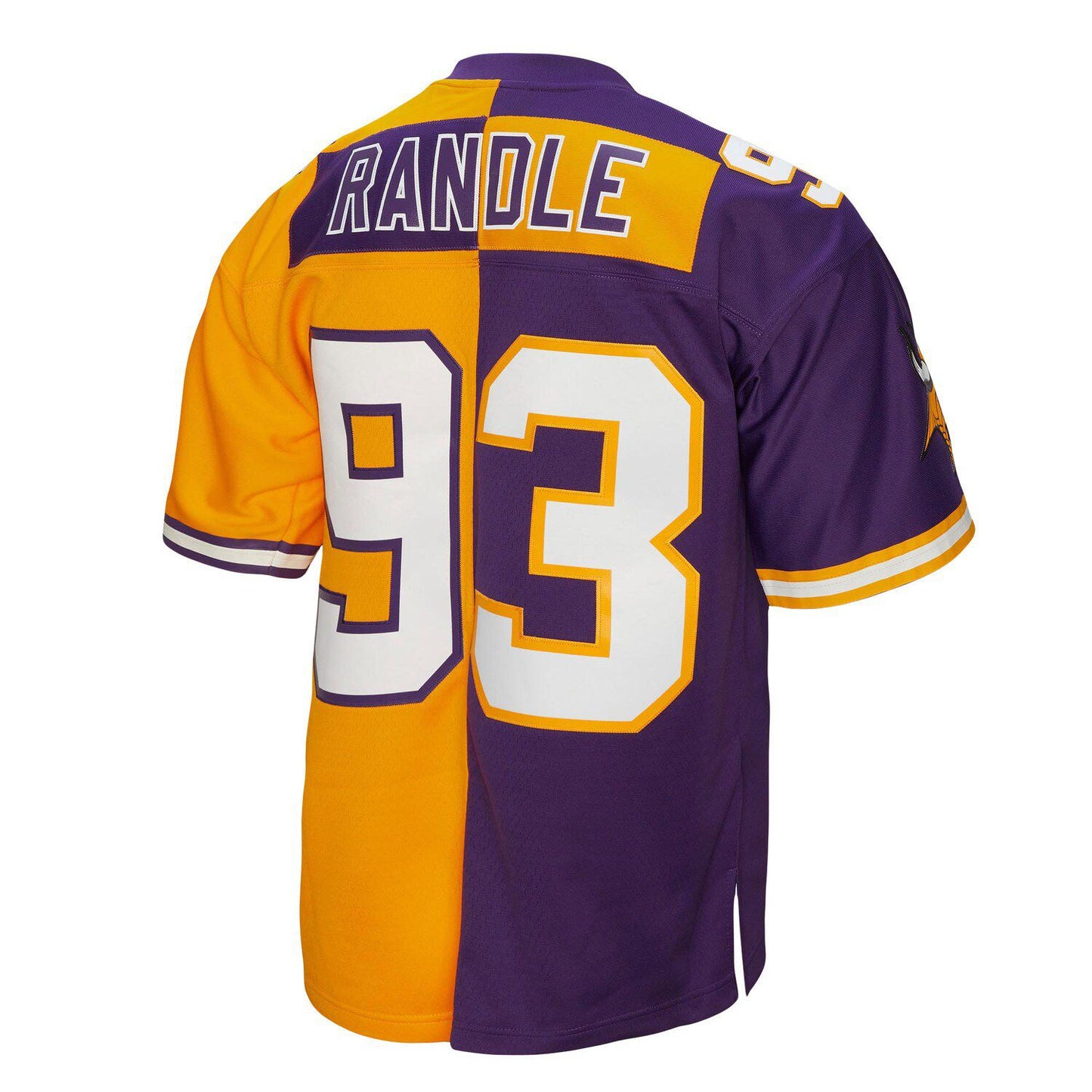 Men's Mitchell & Ness John Randle Purple/Gold Minnesota Vikings 1998 Split Legacy Replica Jersey