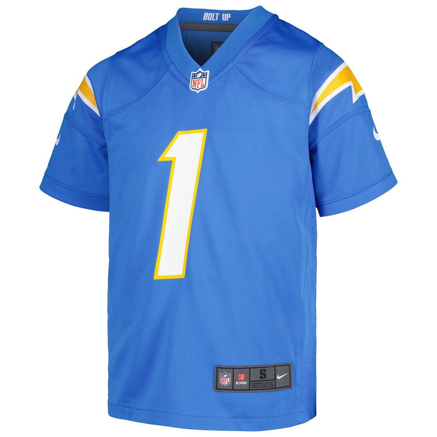 Youth Nike Quentin Johnston Powder Blue Los Angeles Chargers Game Jersey