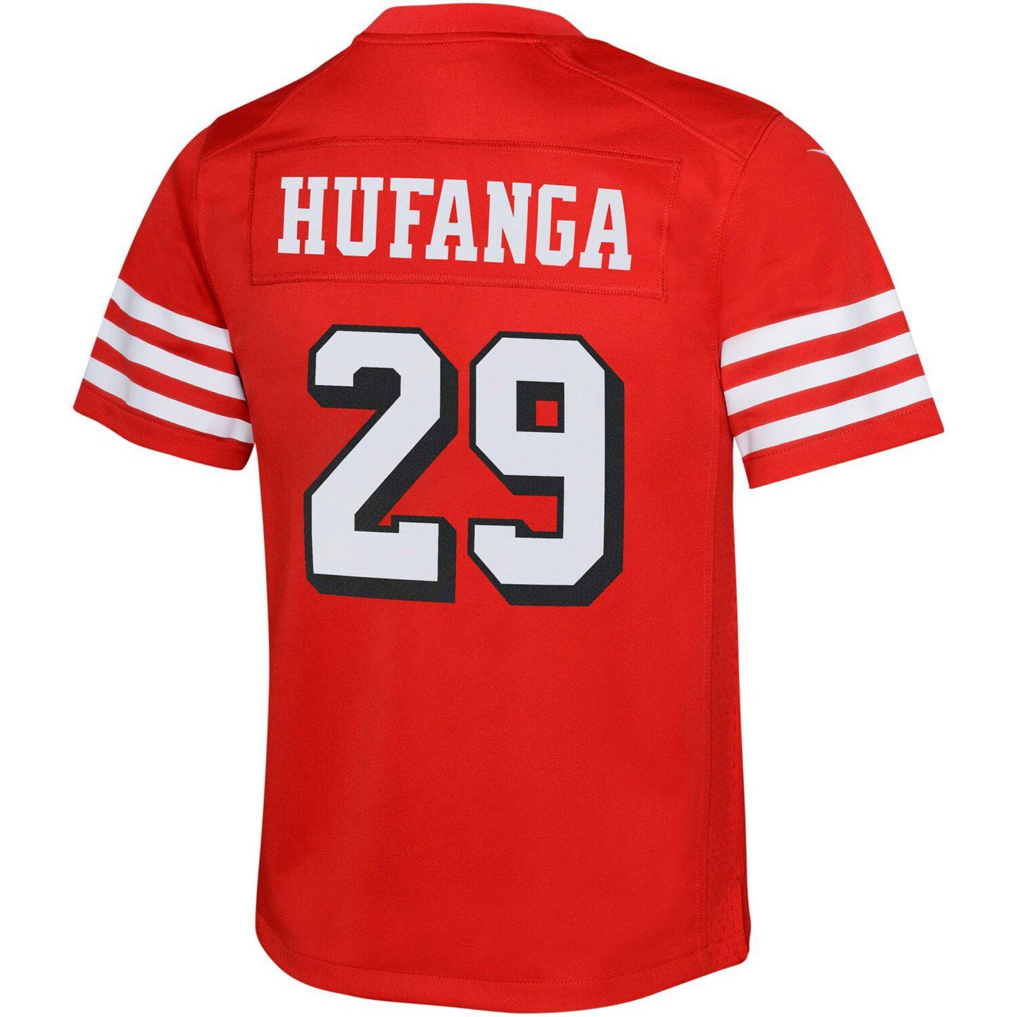 Youth Nike Talanoa Hufanga Scarlet San Francisco 49ers Game Jersey