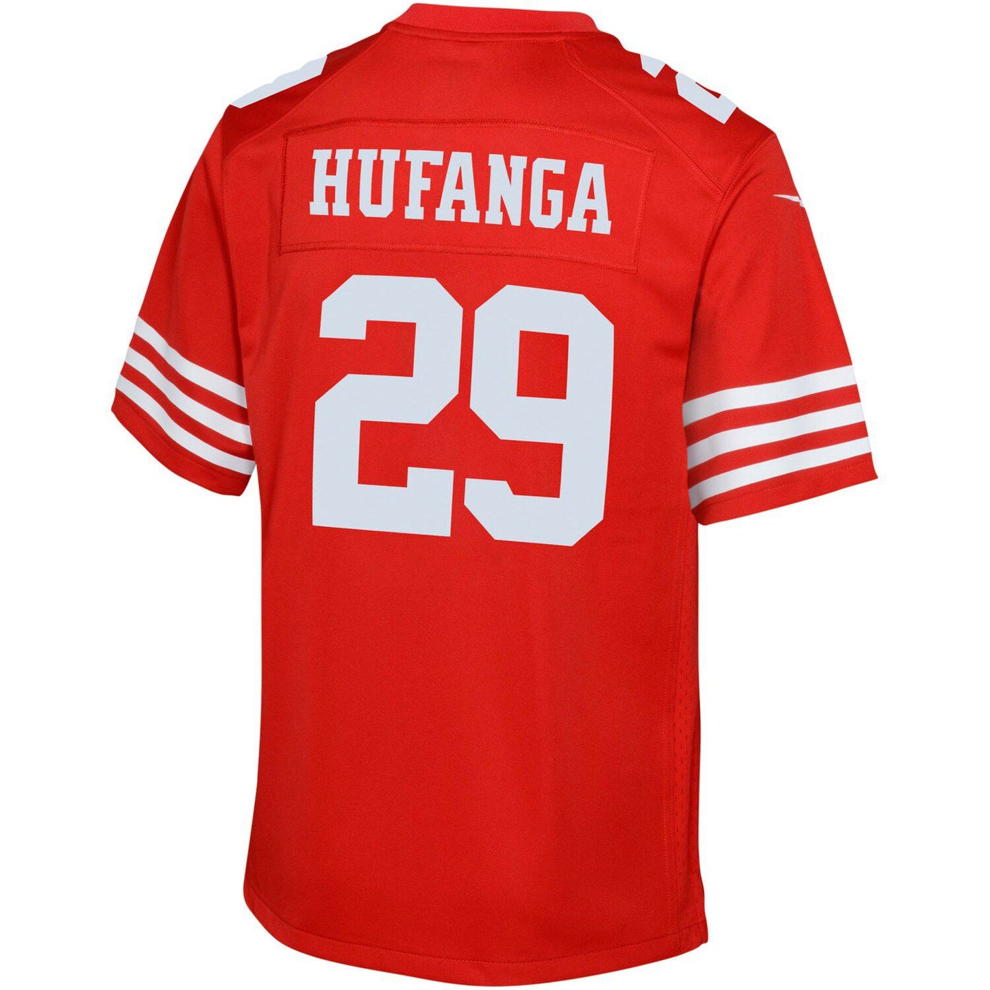 Youth Nike Talanoa Hufanga Scarlet San Francisco 49ers Game Jersey