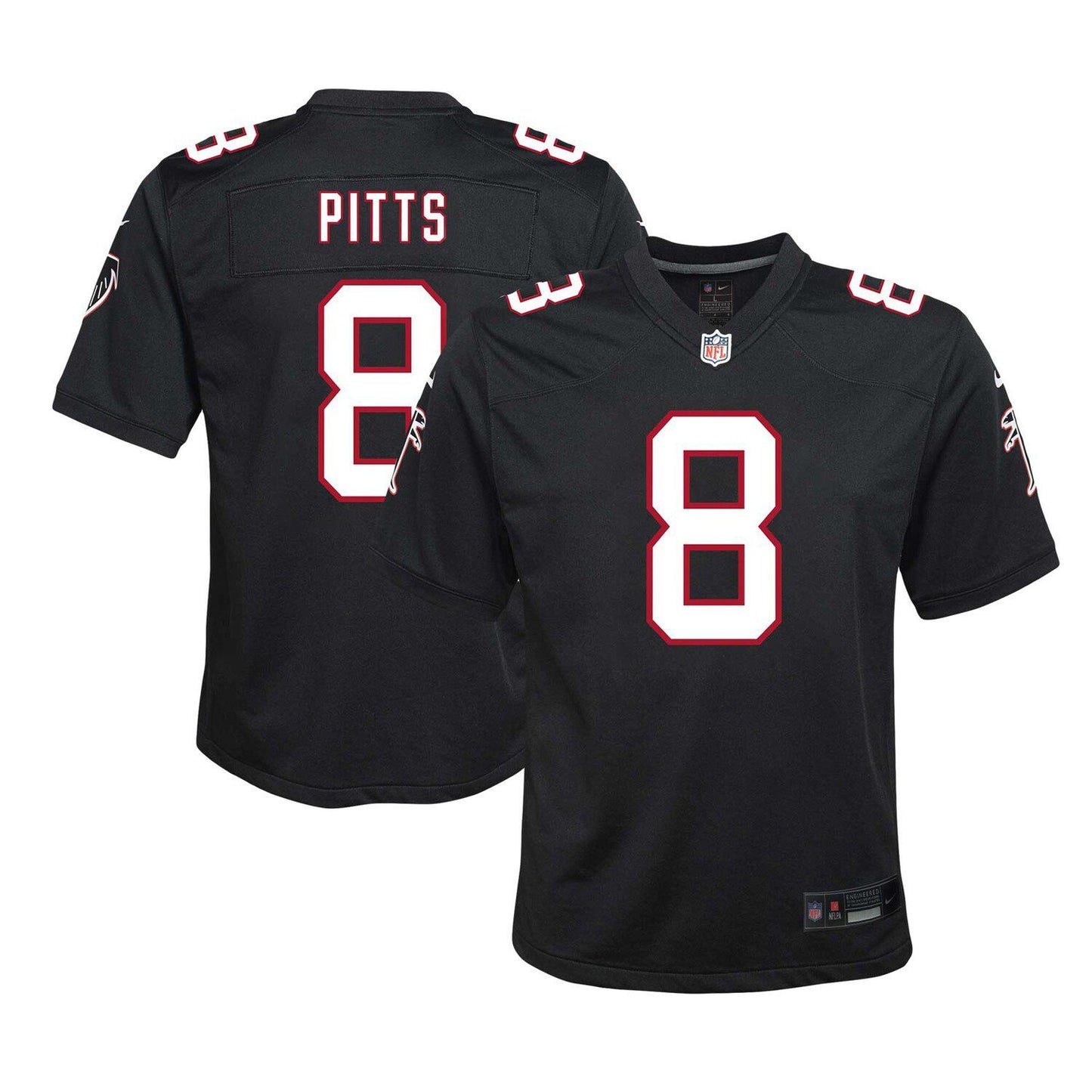 Youth Nike Kyle Pitts Black Atlanta Falcons Game Jersey