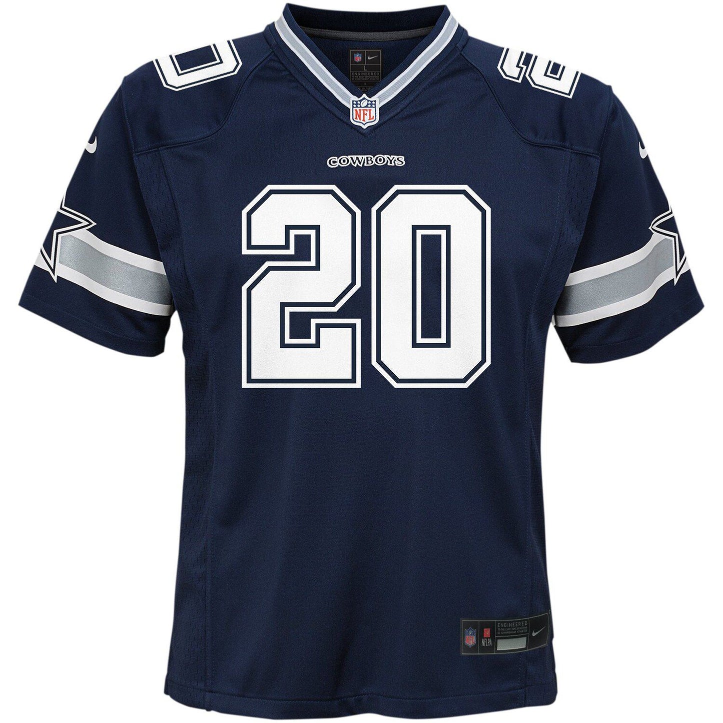 Youth Nike Tony Pollard Navy Dallas Cowboys Game Jersey