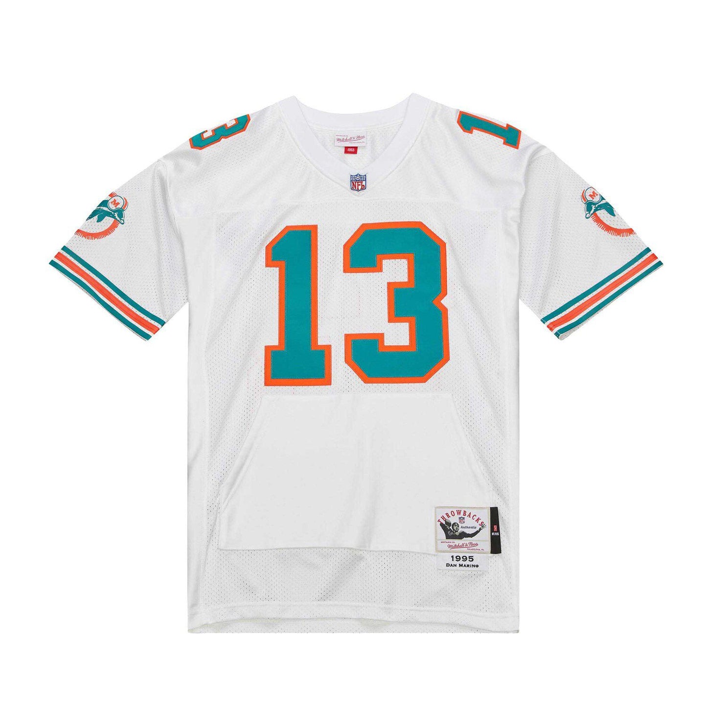 Men's Mitchell & Ness Dan Marino White Miami Dolphins 2004 Authentic Throwback Retired Player Jersey