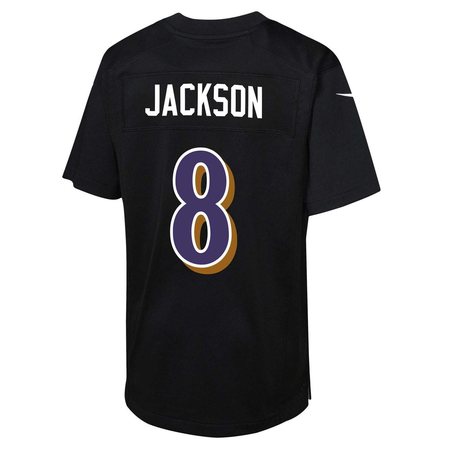 Youth Nike Lamar Jackson Black Baltimore Ravens Fashion Game Jersey